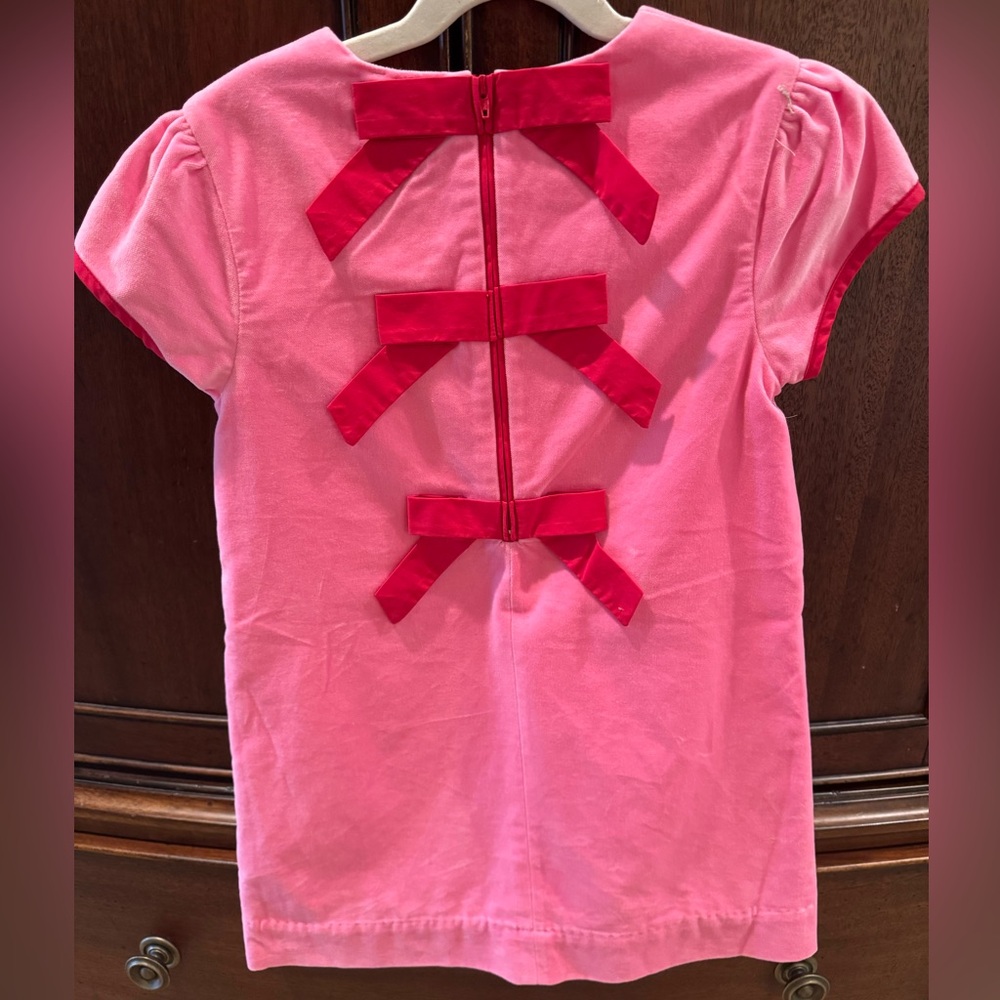 The Beaufort Bonnet Company Pink Tee with Red Bows